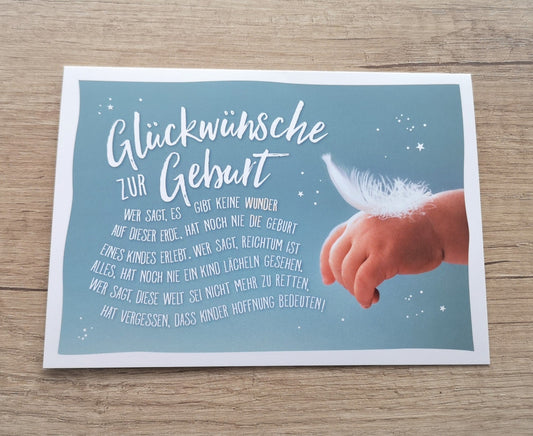 Glückwünsche zur Geburt